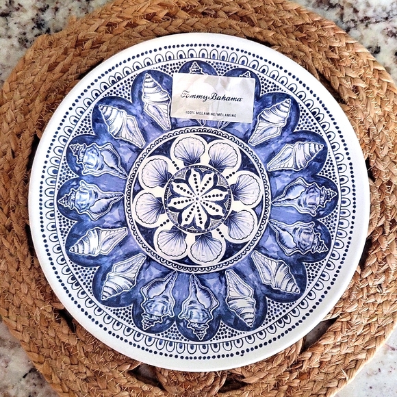 Tommy Bahama Dining Tommy Bahama Melamine Plates Set Of 4 New With Tags Poshmark